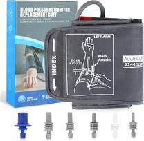 MCP BP Cuff Adult Blood Pressure Monitor Large Cuff XL Compatible with Omron B.P, Ageasy BP, Pharmeasy BP with 6 Size Connectors free (22-48CM)