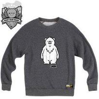 Doldol Snuk_Mtm_04 Snowboard Polar Bear Snook Sweatshirt Long Sleeve Gray/Xxl