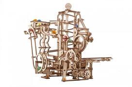 Puzzle 3d drewniane marble run wciągnik spiralny ugears