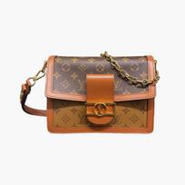 [Pre-Owned] Louis Vuitton Dauphine Mm 'Brown Monogram Reverse Canvas' - Excellent #1QKJVUL ONE SIZE