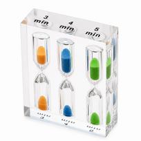 Colorful Acrylic Hourglass Timer Portable Sand Timer Clock 1/2/3/4/5 Minutes Hourglass  Kid Gift 3/4/5 Minutes