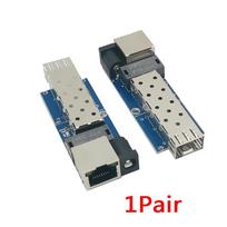 Gigabit 1.25G Media Converter SFP Mini Fiber Switch 1G1E Optical Fiber Ethernet 1SFP1E 1000M SC LC 5KM 20KM Only PCBA