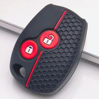 Silicone Key Cover for Renault Clio Kangoo Master Trafic Twingo Modus Megane Scenic Laguna Espace Honeycomb Texture Shockproof Car Remote Key Sleeve juoda