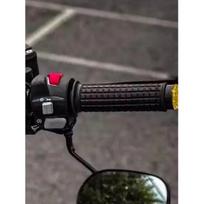 Vintage Moto Benda Handlebar Turn Signal Napoleon Black Flag armijos žalia spalva