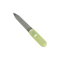 Double-Sided Nail File Stainless Polishing Strip Nail Polisher Nail Tool One Size žalia