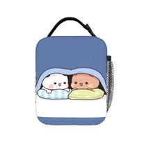 Cartoon Panda Bubu Dudu Lunch Bag  Portable Lunch Box Unisex School Custom Cooler Bag Fashion Oxford Thermal Lunch Bags One Size