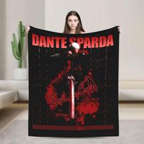 Vergil Devil May Cry 3 Blankets Flannel Spring Autumn Portable Super Soft Throw Blanket for Bedding Car Bedspread Size: 75*100cm, Weight: 230 GSM