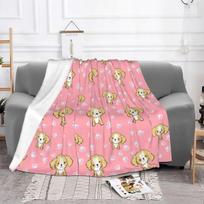 Cavalier King Charles Spaniel Blanket Fleece Winter Animal Dog Lover Lightweight Throw Blankets for Sofa Outdoor Bedding Throws Size: 75*100cm, Weight: 230 GSM