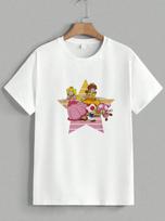 Super Mario Bros Cute Peach Daisy Toad Star Fan Game Graphic T-Shirt Unisex 2 4XL