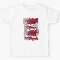 Psychedelic Abstract Shapes and Circles, nr 3, Trippy Psychedelic Arte Abstracto Kids T-Shirt 110