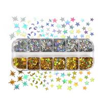 12 Grids Epoxy Resin Fillings Jewelry Making Accessories Sequins Nail Art Decor 1