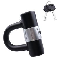 U-shaped Key Lock for Electric Bicycles Anti-theft U-shaped Lock with Two Keys Portable Household Cabinet Door 1PCS