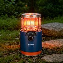 STARCAMP 2 in 1 Outdoor Mini Gas Heater & Stove for Camping Backpacking Hiking and Picnics mėlyna