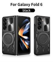 For Samsung Galaxy Z Fold 7 6 5 4 Case Slide Camera Lens Protection 360 Rotating Kickstand Phone Armor Back Case Opp Bag&For Samsung Galaxy Z Fold 4 5G 7.6" juoda