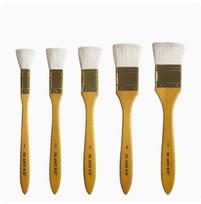 Wool Board Flat Brushes for Acrylic Oil Painting and Craft Premium Paint Brushes 1#