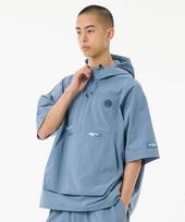 Life Work Unisex Vortex Hooded Anorak Stone/M