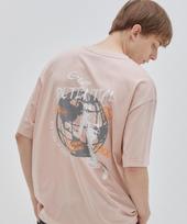 Bunker Buster Grid Earth Short Sleeve Tee Light Pink (Mo7Tu436-021) Light Pink/095
