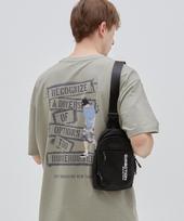 Bunker Buster Crack Lettering Short Sleeve T-Shirt Light Khaki (Mo2Tu266-047) 95