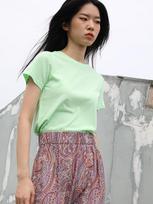 Sorry, Too Much Love So Luv Crop Tee_Green Green/Free