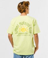Tantan Sunday Club T-Shirt (Heavy Line) - Sunday Lime Neon Green/M
