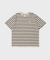 Le Tigre Multi Stripe Half T-Shirt (Ecru) Ecru/M