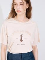 Rayher Viva La Vida Dachshund Short Sleeve T [L/Beige]