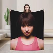 Alice In Borderland 3 Jock Card Flannel Blanket Warm Soft Throw Blanket for Home Decor Airplane Travel Bedspread Sofa Bed Cover Size: 75*100cm, Weight: 230 GSM