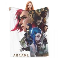 Arcane Blanket 3DPrint Soft Rug Winter Warm Plush Soft Fluffy Blanket With Weight for Sofa Home Decoration Gift for Your Friends Size: 75*100cm, Weight: 230 GSM