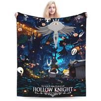 Hollow Knight Funny Games Accessories Blankets Soft Fleece Throw Blanket Cozy Bedspread Size: 75*100cm, Weight: 230 GSM