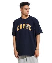 Cream Soda Lab Multi Arc Short Sleeve T-Shirt Navy Yellow Xl