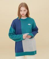 Blond Nine Mosaic Coloration Sweater_Mint Mint/Xs
