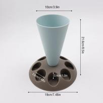 Cream Tool Piping Bag Rack Storage Auxiliary Decorating Mouth Storage Stand Cream Practice Pastry Baking Tools mėlyna