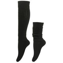 Sutirštintos kilpinės vyriškos ir moteriškos kojinės šiltos kojinės, palaidos kojinės. Stocking:40cm juoda