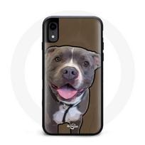 Coque Iphone XR Grey Pitbull pilka
