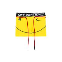 Nike x Off-White NRG RU Pro Shorts Opti Yellow Women Bottoms CN5575-731 L