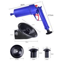 Air Pump Pressure Pipe Plunger Drain Cleaner Sewer Sinks Basin Pipeline Clogged Remover Bathroom Kitchen Toilet Cleaning Tools CHINA white