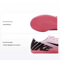 Nike Mercurial Vapor 15 Club IC GS Mad Brilliance Pack Kids Sneakers Pink Pink-Foam Black DJ5955-601 32