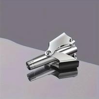 Plaunamas Rankinis Nosies Plaukų Trimeris Vyrams ir Moterims, Nerūdijančio Plieno, Nešiojamas Nosies Plaukų Kirpiklis Stainless steel, aluminum