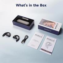 OpenRock S Bluetooth Earphones Open Ear Wireless Earbuds TWS Hi-Res 18.4*10.5*4.8cm juoda