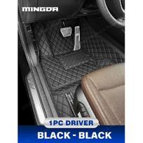 Automobilio kilimėliai, skirti „Citroen C4 PICASSO 7“ 2014, 2015, 2016, 2017, 2018 m., 7 sėdynėms. Individualūs automobilių kojų pagalvėlės, automobilių interjero aksesuarai. 3PCS-BLK-Green
