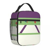 Toy Buzzs Lightyears Merch Gift for Kids Boys Insulated Lunch Boxes Cartoon Astronaut Space Ranger 2023 Thermal Cooler Lunch Bag 26x21x11CM smėlis