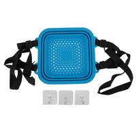 Ice Bath Tub Bucket Silicone Foldable Portable Efficient Cooling Enhanced Health Ice Bath Bucket mėlyna