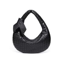 Large capacity woven shoulder women's bag lazy wind trend crescent moon dumpling bag fashion hand-held armpit bag