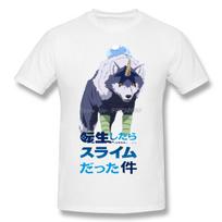 Cotton Rimuru Riding Ranga T-shirt That Time I Got Reincarnated As A Slime Sleeve Short Anime Men Tee Streetwear Harajuku S