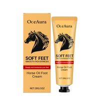 OceAura Anti-Crack Foot Cream 30g Heel Cracked Repair Horse Oil Cream  Smooth Removal Dead Skin Callus Anti-Drying Hand Feet Skin Care