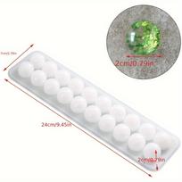 Sphere Resin Mold,20 Beads Silicone Mold,crystal Ball Epoxy Resin Casting Mold,diy Pendant Necklace Earrings Bracelet Ring