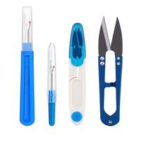 4PCS Sewing Seam Ripper Kit Colorful Sewing Stitch Thread Unpicker &Seam Ripper&Thread Cutter Scissor for Sewing Thread Remove