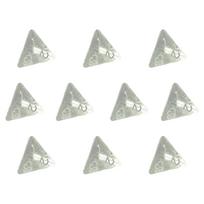 D4 Dice Set Transparent 10pcs Polyhedral DND 4 Sided Dice for Board Game TRPG balta