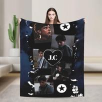 Ralph Macchio flanelinės antklodės Super šilti patalynės uždangalai namų dekoravimui Lėktuvo kelionėms Patogus patiesalas Sofos lovos uždangalas 30x40in
