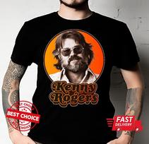 Kenny Rogers Walt et Jesse Unisex Black T-shirt QQ83748 Unisex T-Shirt L